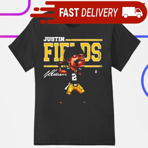 Justin Fields Pittsburgh Steelers NFL football cartoon vintage shirt - available at - sportfansshop.com