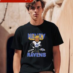 King Derrick Henry 22 Baltimore Ravens cartoon funny shirt - available at - sportfansshop.com