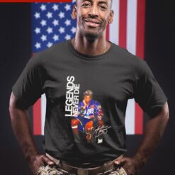 Kobe Bryant with trophy legends never die signature retro shirt - available at - sportfansshop.com