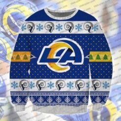 Los Angeles Rams American NFL Football Team 3D Printed Christmas Ugly Sweater - available at - sportfansshop.com