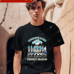 Miami Dolphins Undefeated perfect season signatures shirt - available at - sportfansshop.com