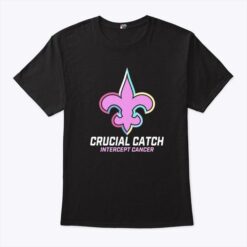 New Orleans Saints Crucial Catch Intercept Cancer T Shirt - available at - sportfansshop.com