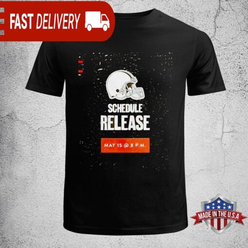 NFL Cleveland Browns 2024 Schedule Release Unisex T-Shirt - available at - sportfansshop.com