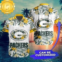 NFL Green Bay Packers Special Hawaiian Design Button Shirt Personalized Name New Summer NFL Teams Hawaiian Shirt Tshirt - available at - sportfansshop.com