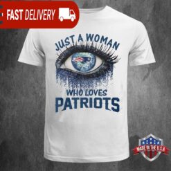 NFL Just A Woman Who Loves New England Patriots Unisex T-shirt - available at - sportfansshop.com