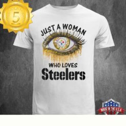 NFL Just A Woman Who Loves Pittsburgh Steelers Unisex T-shirt - available at - sportfansshop.com