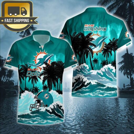 NFL Miami Dolphins Best Hawaiian Shirt Ever New Summer Floral Hawaiian Shirt - available at - sportfansshop.com