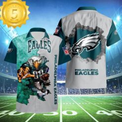 Nfl Philadelphia Eagles Hawaiian Shirt - available at - sportfansshop.com