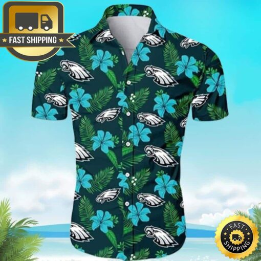 NFL Philadelphia Eagles Hawaiian Shirt Beach Gift For Dad - available at - sportfansshop.com