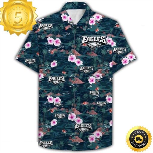 NFL Philadelphia Eagles Hawaiian Shirt Best Beach Gift - available at - sportfansshop.com