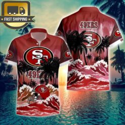 NFL San Francisco 49ers Best Hawaiian Shirt Ever New Summer Floral Hawaiian Shirt - available at - sportfansshop.com