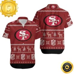 NFL San Francisco 49ers Hawaiian Shirt Christmas Gift For Football Fans - available at - sportfansshop.com