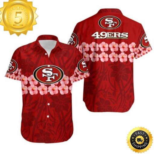 NFL San Francisco 49ers Hawaiian Shirt For Beach Lovers - available at - sportfansshop.com