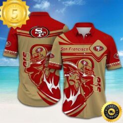 NFL San Francisco 49ers Hawaiian Shirt Gift For Beach Trip - available at - sportfansshop.com