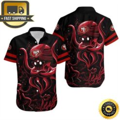 NFL San Francisco 49ers Hawaiian Shirt Octopus Gift For Beach Lovers - available at - sportfansshop.com