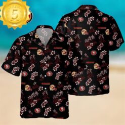 NFL San Francisco 49ers Tropical Hawaiian Shirt - available at - sportfansshop.com