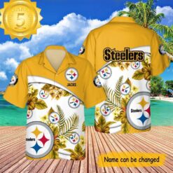 Personalized Nfl Pittsburgh Steelers New Summer 2024 Hawaiian Shirt - available at - sportfansshop.com