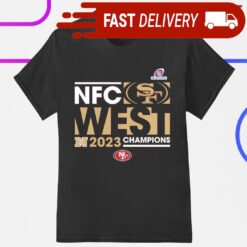 San Francisco 49ers NFC West Division Champions 2023 shirt - available at - sportfansshop.com