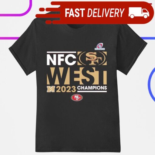 San Francisco 49ers NFC West Division Champions 2023 shirt - available at - sportfansshop.com