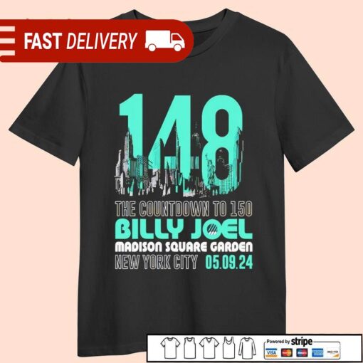 The Countdown to 150 Billy Joel Madison Square Garden shirt - available at - sportfansshop.com