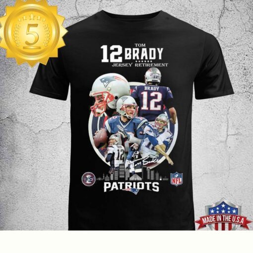 Tom Brady Signed New England Patriots 2024 Unisex T-shirt - available at - sportfansshop.com