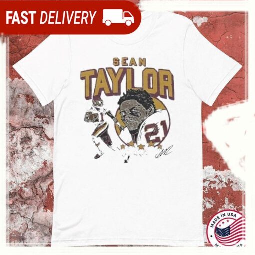 Washington Commanders NFL Sean Taylor Signature T-Shirts - available at - sportfansshop.com